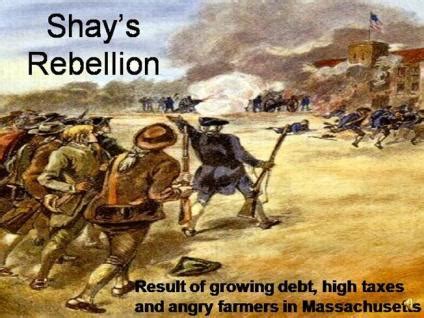 La Rivolta di Shay's; un'esplosione di insoddisfazione economica e militare nella giovane Repubblica americana.